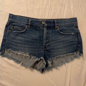 Denim shorts